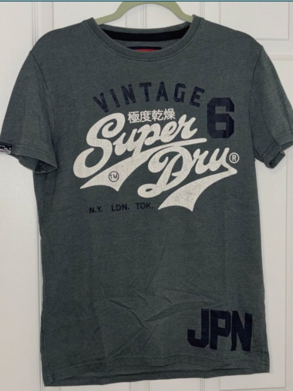 Superdry Men’s Stacker Modern Classic Lite Graphic T-Shirt Grey / Slate - Size S